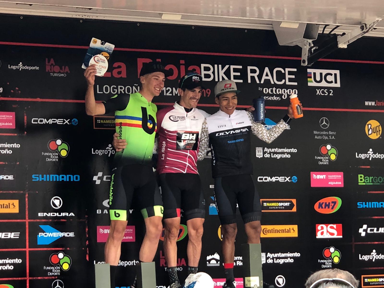 primer podium elite masculino rioja bike race 2019